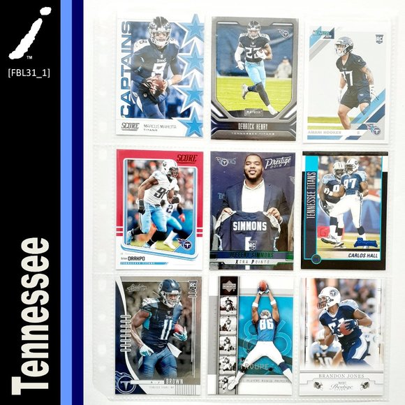 NFL Other - Tennessee Titans 9 Card Lot [FBL31_1]